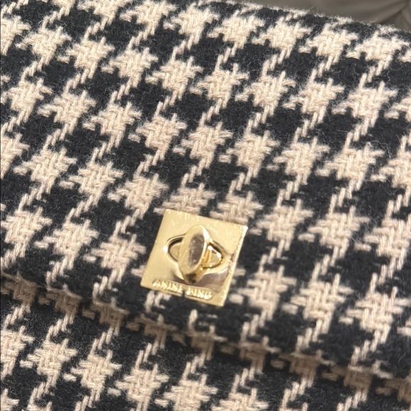 Anine Bing Houndstooth NICO Shoulder Bag - Picture 6 of 13
